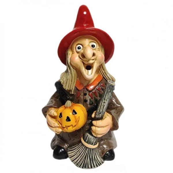 halloween witch figurine